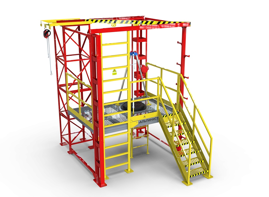 г. Москва. В учебно-тренировочный центр ФГБУ “Морспасслужба” установлен комплекс "АЛЬПИНИСТ" 3-1-4 г. Москва. В учебно-тренировочный центр ФГБУ “Морспасслужба” установлен комплекс "АЛЬПИНИСТ" 3-1-4