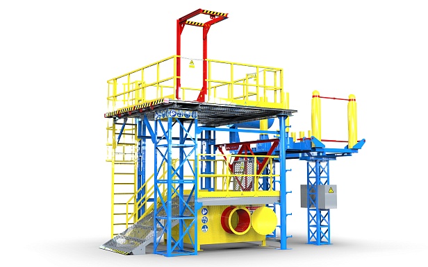 Сергиево-Посадский городской округ. На  ПАО «РусГидро» — «Загорская ГАЭС» смонтирован полигон "Альпинист-03-07" для тренировок безопасной работы на высоте  